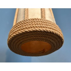 Rope Lantern by Audoux-Minet — French Mid-Century, circa 1950