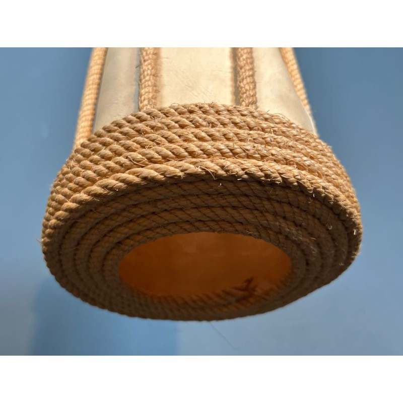 Rope Lantern by Audoux-Minet — French Mid-Century, circa 1950