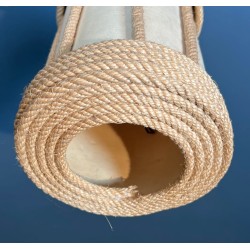 Rope Lantern by Audoux-Minet — French Mid-Century, circa 1950