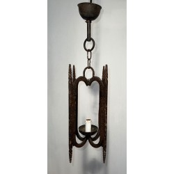 Wrought Iron Lantern — French Work, circa 1950