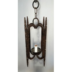 Wrought Iron Lantern — French Work, circa 1950