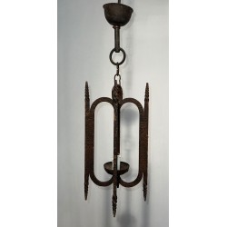 Wrought Iron Lantern — French Work, circa 1950