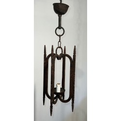Wrought Iron Lantern — French Work, circa 1950
