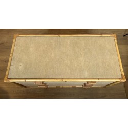 Bamboo, Rattan and Raffia Chest of Drawers, Audoux-Minet, France, circa 1950 | Maison BARROIS