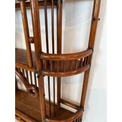 Bentwood and Brass Wall Shelf Unit, Austrian Arts & Crafts, circa 1900 | Maison BARROIS