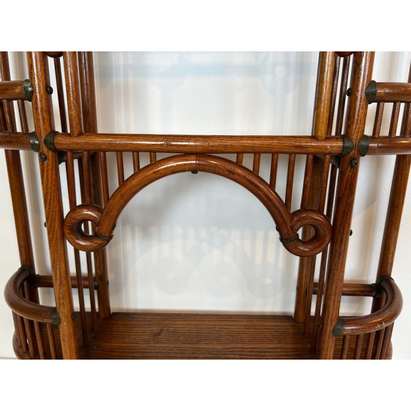 Bentwood and Brass Wall Shelf Unit, Austrian Arts & Crafts, circa 1900 | Maison BARROIS