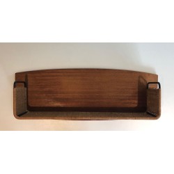 Shelf Unit by Raymond Glemeau, Rattan, Wood, Metal, circa 1970