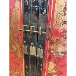 Lacquered Chinoiserie Cabinet, French Art Déco, circa 1940