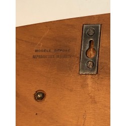 Shelf Unit by Raymond Glemeau, Rattan, Wood, Metal, circa 1970