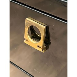 Black Lacquered Commode by Guy Lefèvre for Jansen, circa 1970