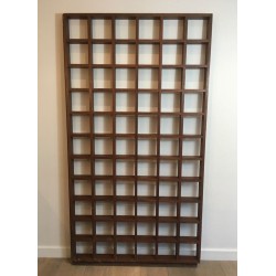 Étagère-Cloison en Bois Exotique, Mid-Century Modern, vers 1970