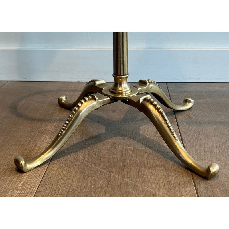 Gentleman’s Valet Stand, Neoclassical, Brass and Wood, French, 1940