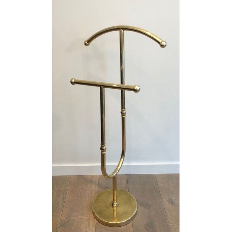 Valet Stand in Brass, Mid-Century, French, circa 1970