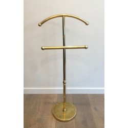 Valet Stand in Brass, Mid-Century, French, circa 1970