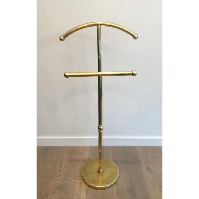 Valet Stand in Brass, Mid-Century, French, circa 1970