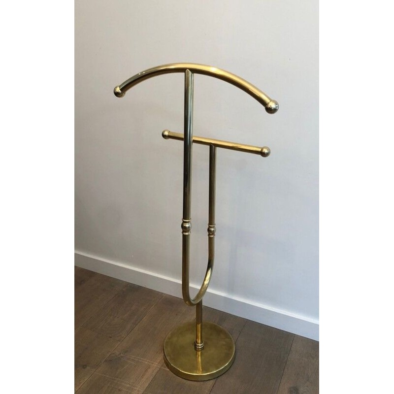 Valet Stand in Brass, Mid-Century, French, circa 1970