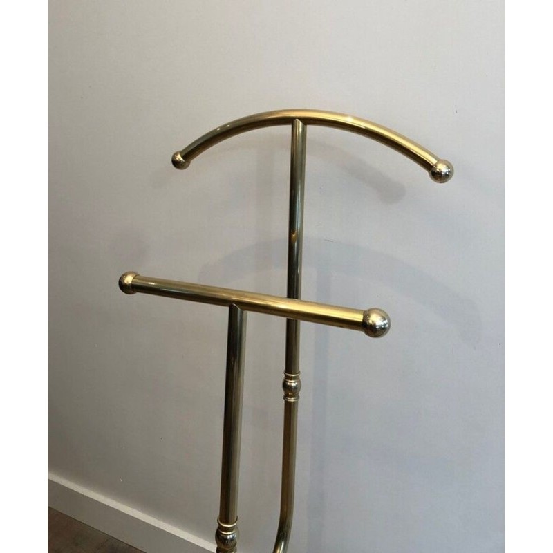 Valet Stand in Brass, Mid-Century, French, circa 1970