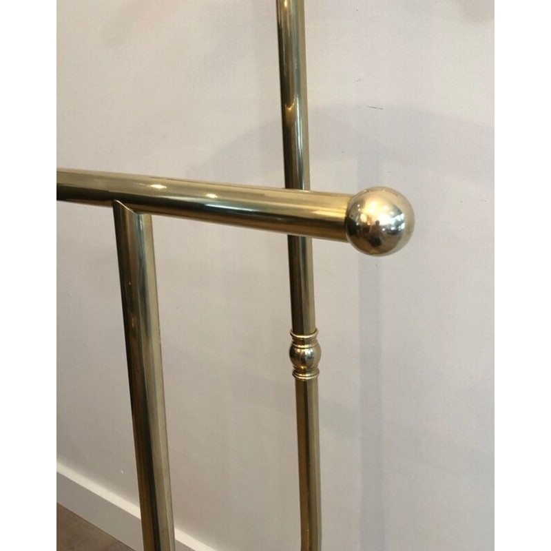 Valet de Nuit en Laiton, Milieu du Siècle, France, vers 1970