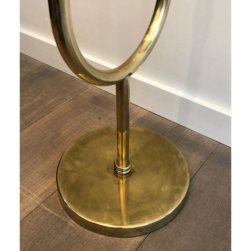 Valet Stand in Brass, Mid-Century, French, circa 1970