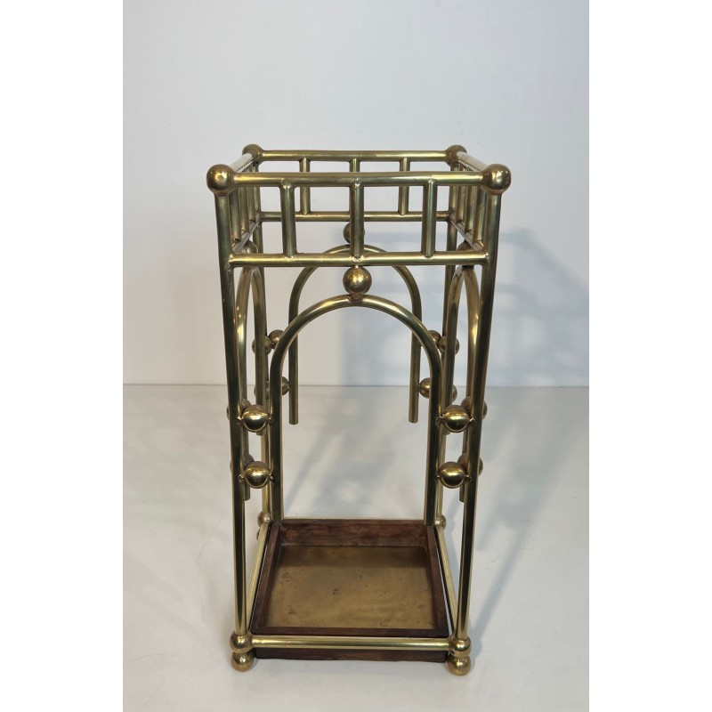 Porte-Parapluies Laiton, Goût de Josef Hoffmann, Autriche, vers 1900