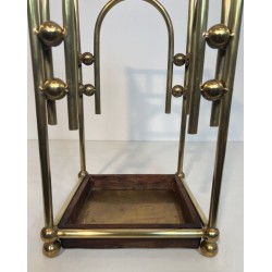 Porte-Parapluies Laiton, Goût de Josef Hoffmann, Autriche, vers 1900