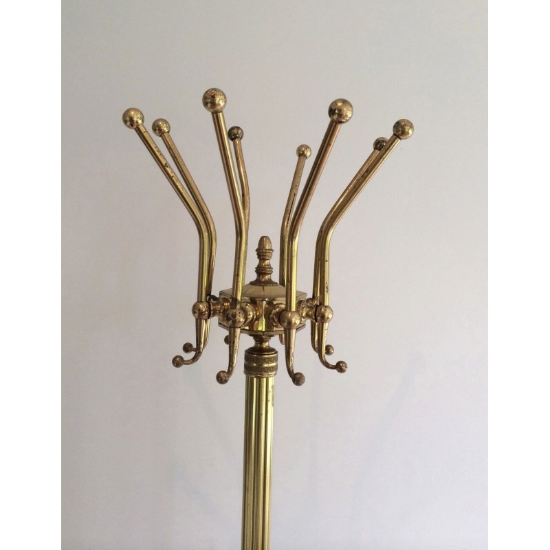 Porte-Manteau de Style Néoclassique en Laiton