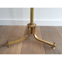 Brass Freestanding Coat Rack, Neoclassical Style, French, c. 1940