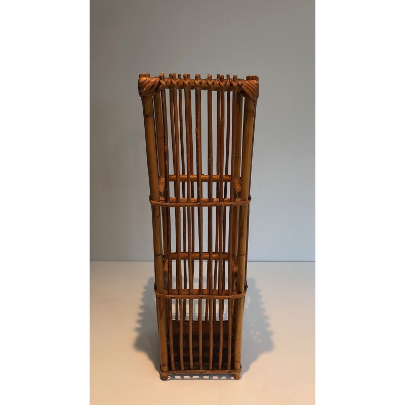 Rattan Umbrella Stand, French, circa 1970