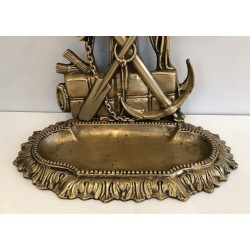 Porte-Parapluie en Bronze Figuratif, Marin, Art Nouveau, France, v. 1900