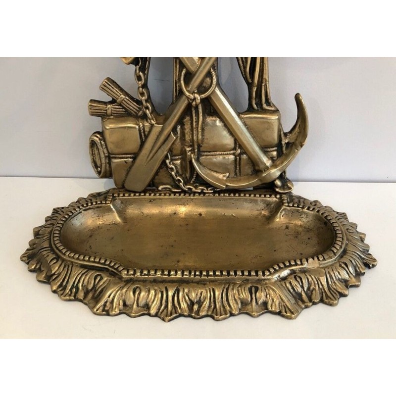 Bronze Figurative Umbrella Stand, Sailor, Art Nouveau, French, c. 1900