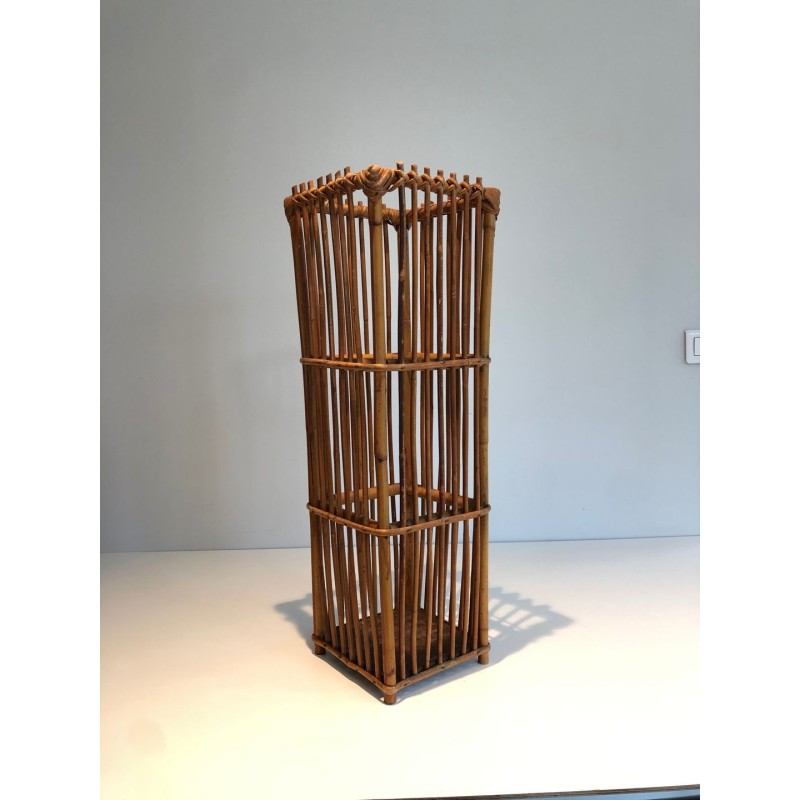 Rattan Umbrella Stand, French, circa 1970