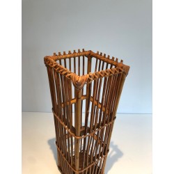 Rattan Umbrella Stand, French, circa 1970
