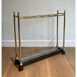 Porte-Parapluies Laiton et Fonte, Art Nouveau, France, v. 1900