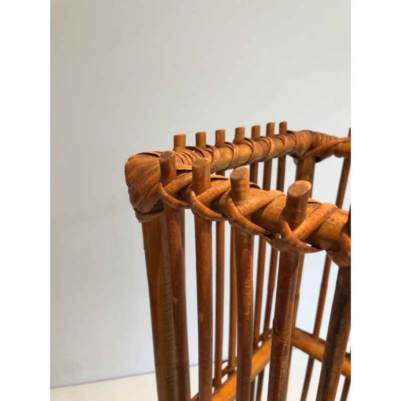 Rattan Umbrella Stand, French, circa 1970