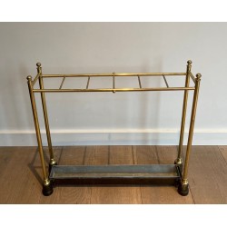 Porte-Parapluies Laiton et Fonte, Art Nouveau, France, v. 1900