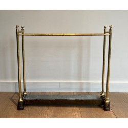 Porte-Parapluies Laiton et Fonte, Art Nouveau, France, v. 1900