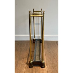 Porte-Parapluies Laiton et Fonte, Art Nouveau, France, v. 1900