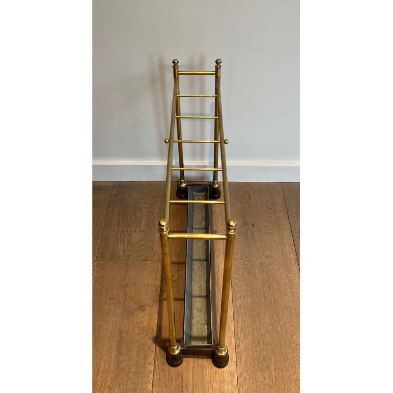Porte-Parapluies Laiton et Fonte, Art Nouveau, France, v. 1900