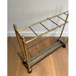 Porte-Parapluies Laiton et Fonte, Art Nouveau, France, v. 1900