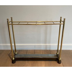 Porte-Parapluies Laiton et Fonte, Art Nouveau, France, v. 1900