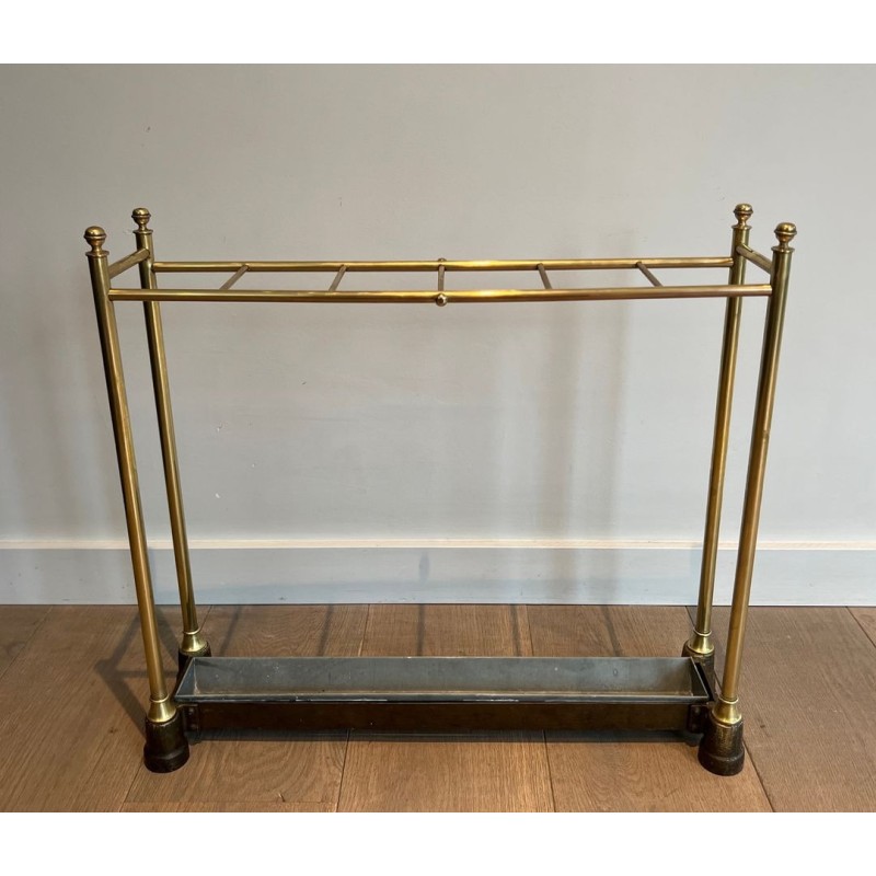 Porte-Parapluies Laiton et Fonte, Art Nouveau, France, v. 1900
