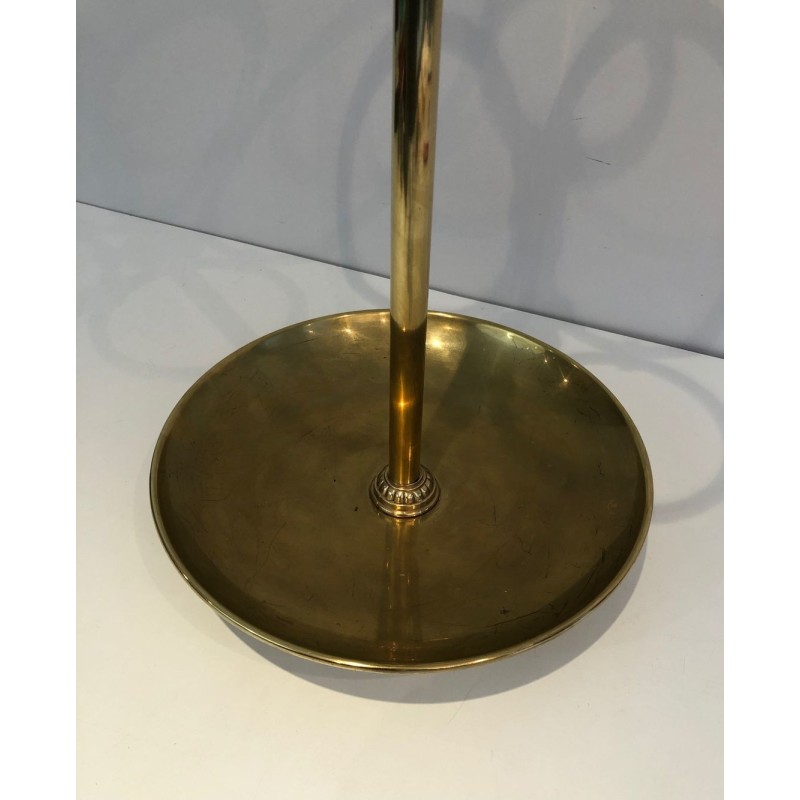 Porte-Parapluies Rond en Laiton, France, Belle Époque, v. 1900