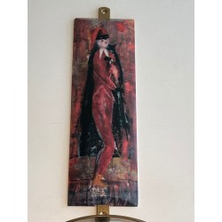 Pair of Commedia dell'Arte Coat Hooks, in the Taste of Fornasetti, c. 1970