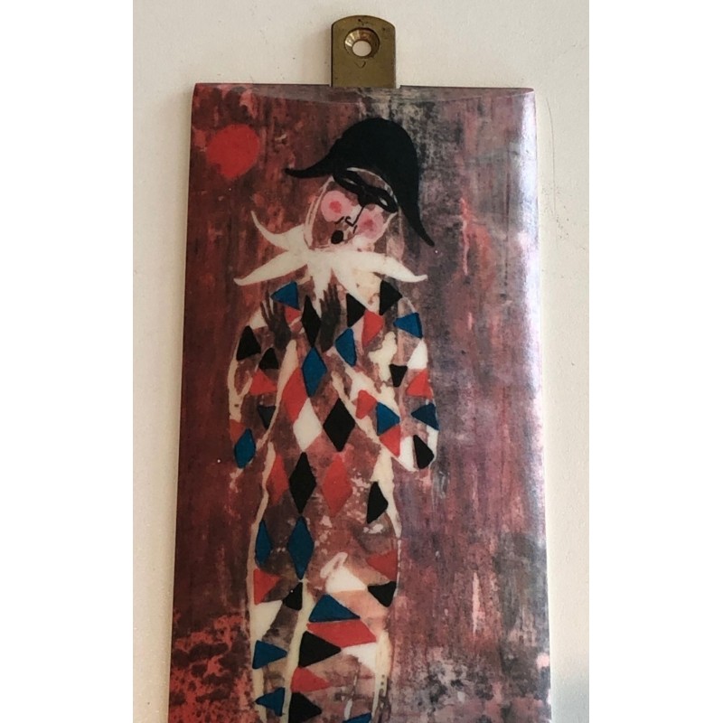 Pair of Commedia dell'Arte Coat Hooks, in the Taste of Fornasetti, c. 1970