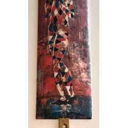 Paire de Patères Commedia dell’Arte dans le Goût de Fornasetti, v. 1970