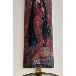 Pair of Commedia dell'Arte Coat Hooks, in the Taste of Fornasetti, c. 1970