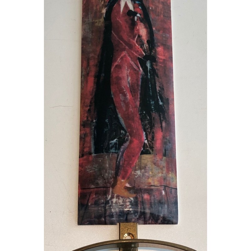 Paire de Patères Commedia dell’Arte dans le Goût de Fornasetti, v. 1970