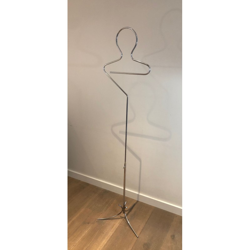 Valet de Nuit en Chrome, Mid-Century Modern, France, 1960 | Maison BARROIS