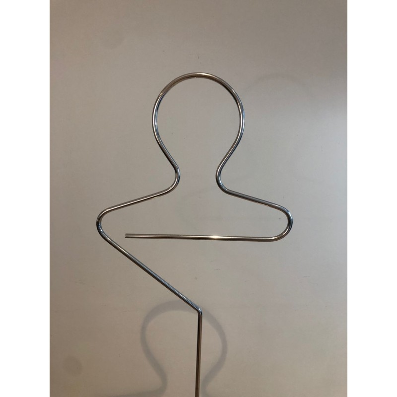 Chrome Valet Stand, Mid-Century Modern, French, 1960 | Maison BARROIS