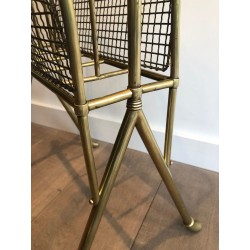 Paire de Porte-Revues Néoclassiques Laiton, Attr. Maison Jansen, v.1900